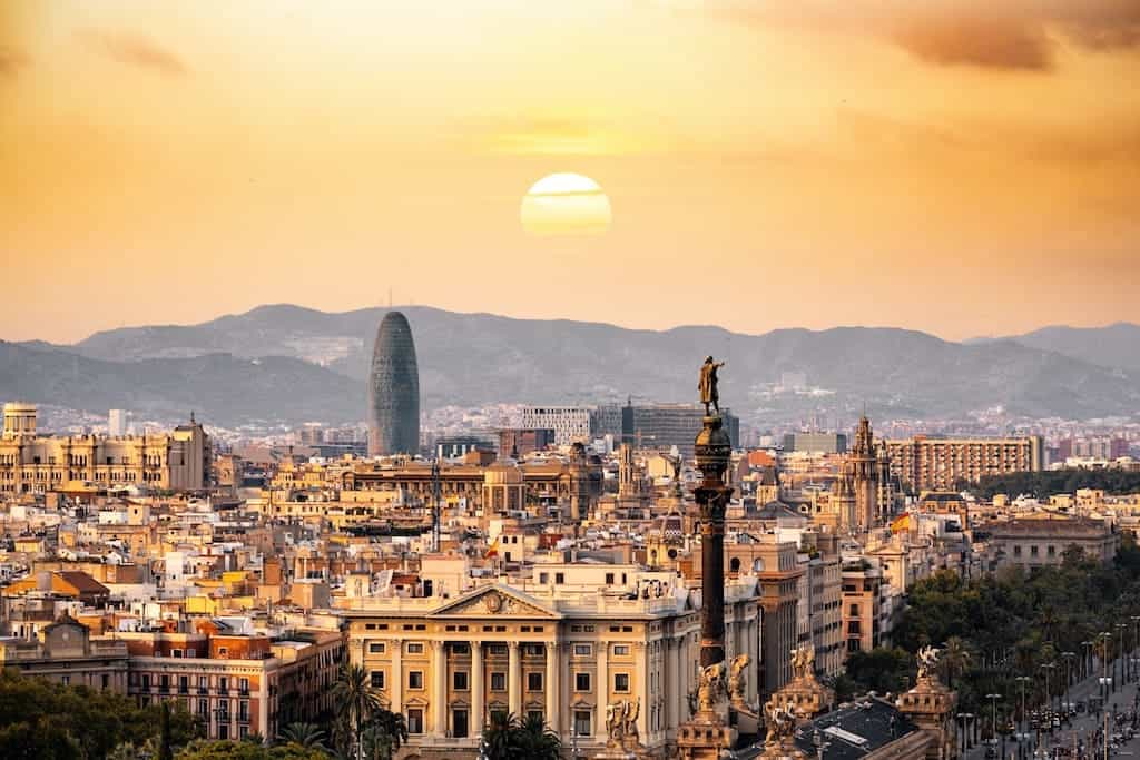 panoramica su Barcellona