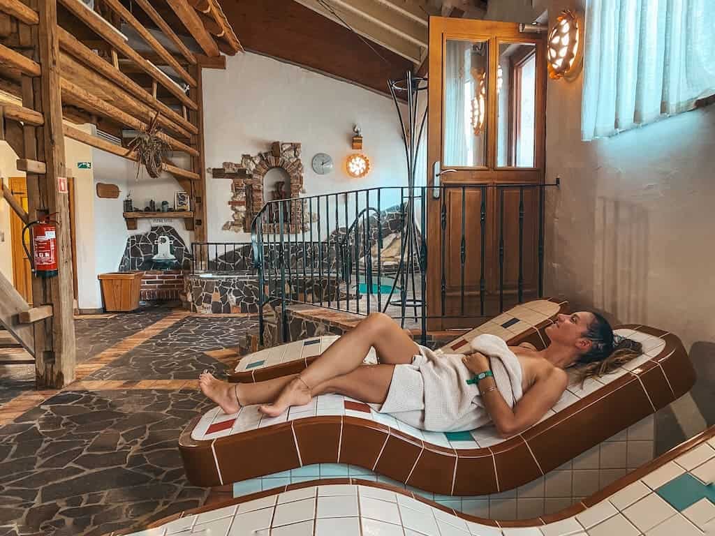 villaggio saune all'interno delle terme zrece