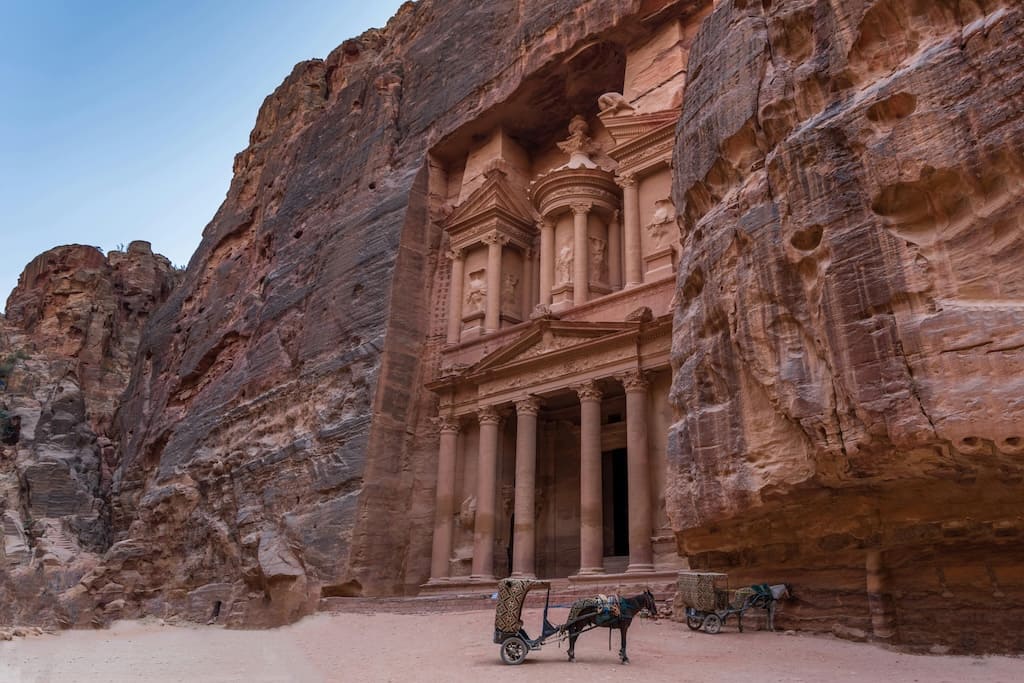 città di Petra in Giordania