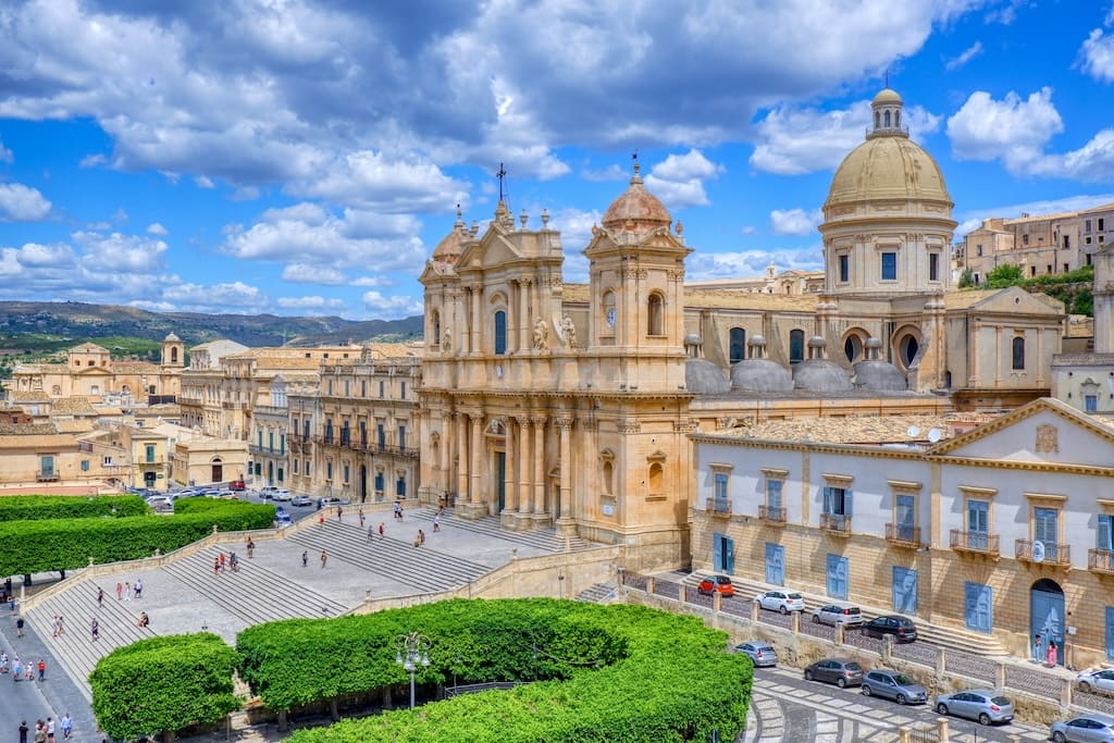 Noto, Sicilia, architettura in stile barocco siciliano