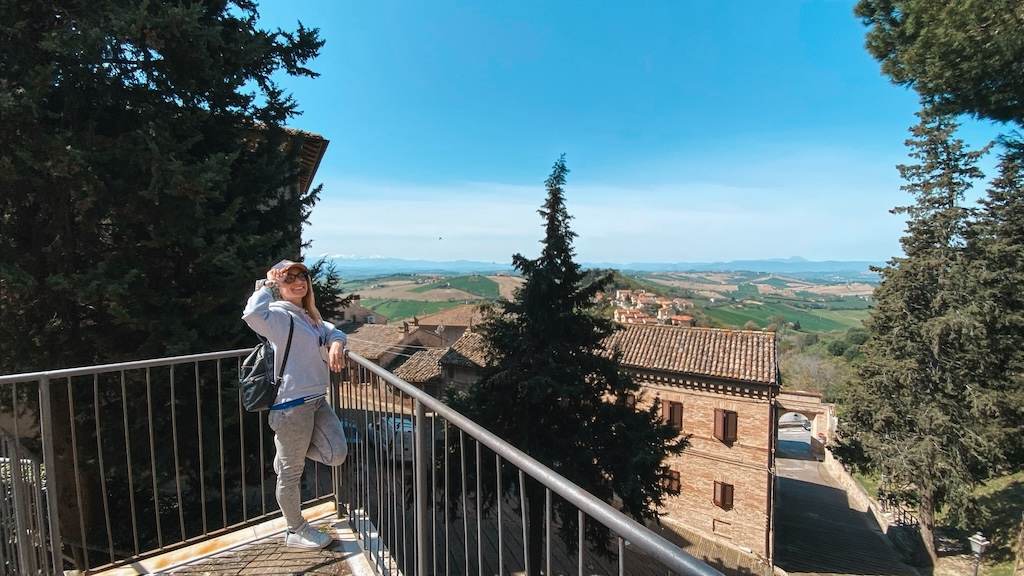 punti panoramici a montelupone